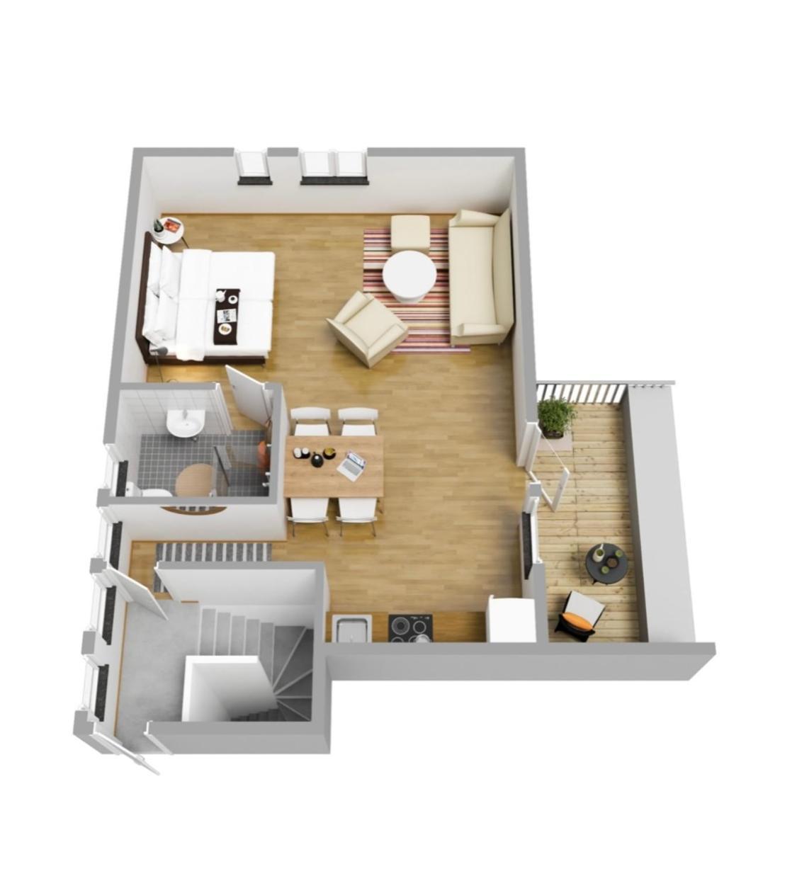 Appartamento Hamnhuset Bjoerkoe Bjorko  Esterno foto